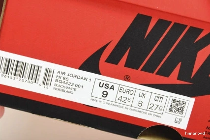 Hyperoad 85 NIKE Retro High AIR White JORDAN Black 1 0825